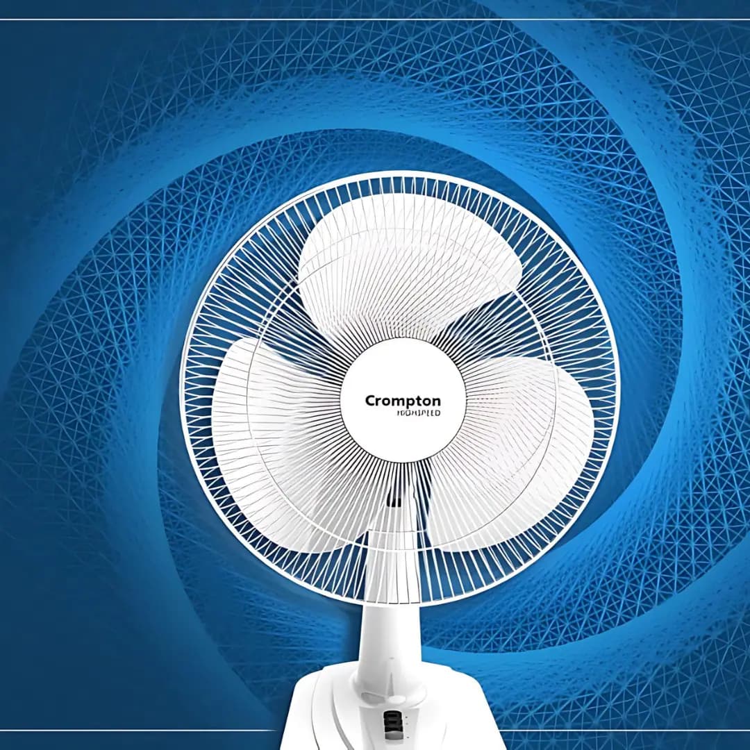 Crompton HighSpeed Torpedo (400 MM) White Table Top Fan