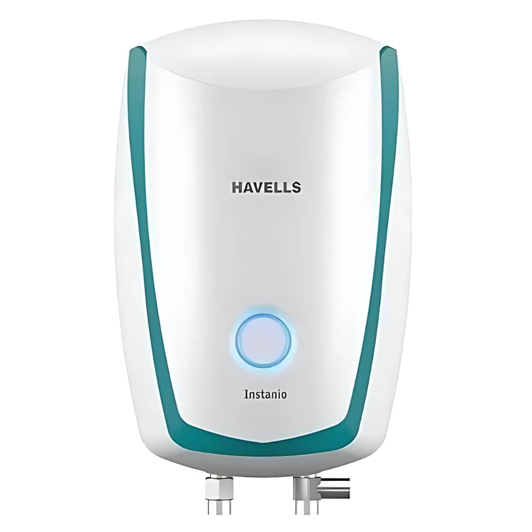 Havells Storage Electric Water Heater ABS Body Instanio White With Blue 6 Ltr 3000W