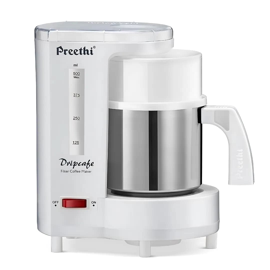 Preethi Dripcafe Coffee Maker 1 Ltr White (CM 208)