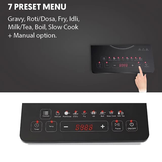 Preethi Excel Plus Induction Stove Black ( IC 117 )