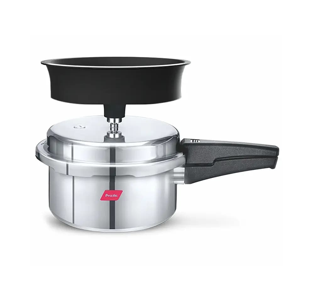 Preethi Spill Splash Stainless Steel Cooker 3l