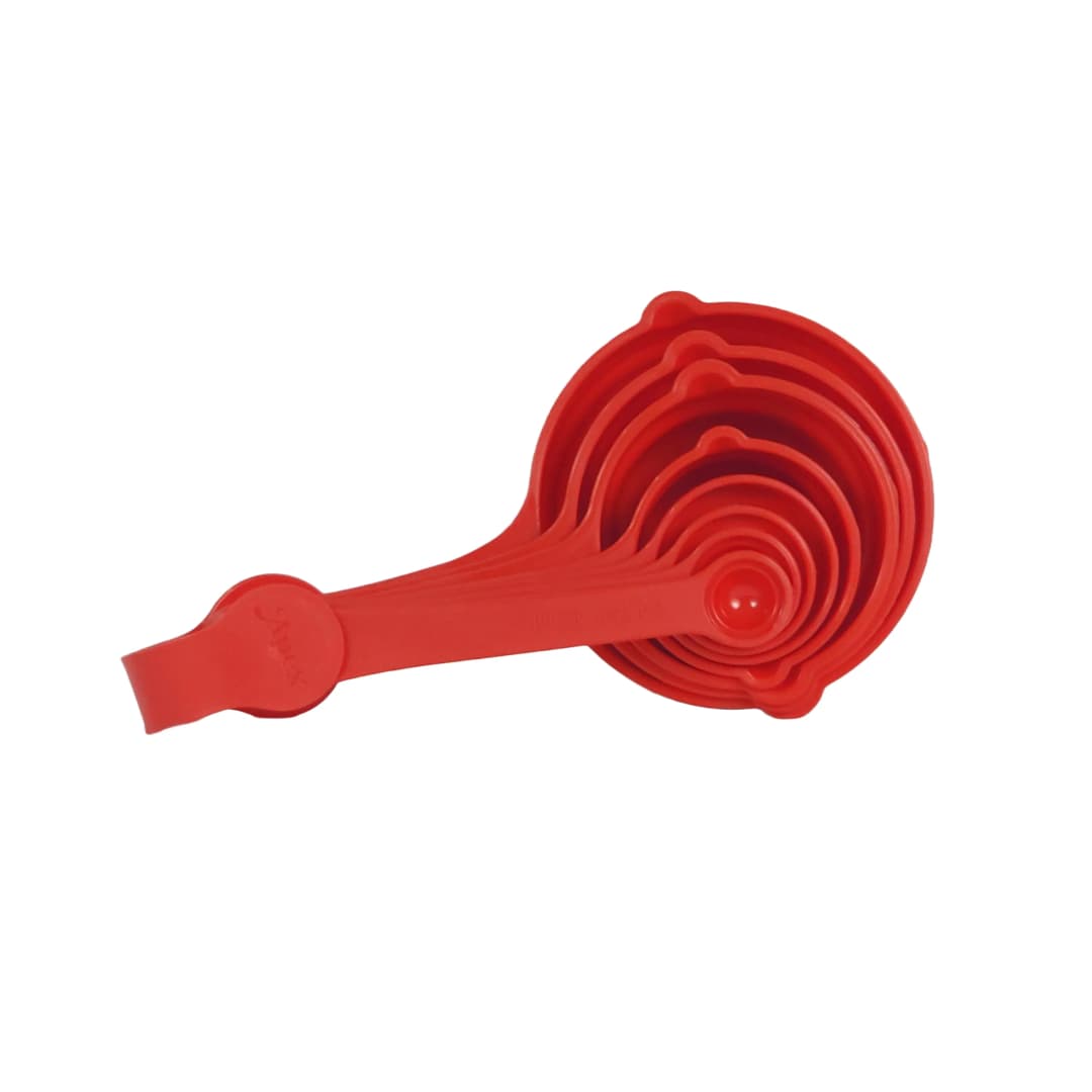 Apex Measuring Spoons 8 Piece Red