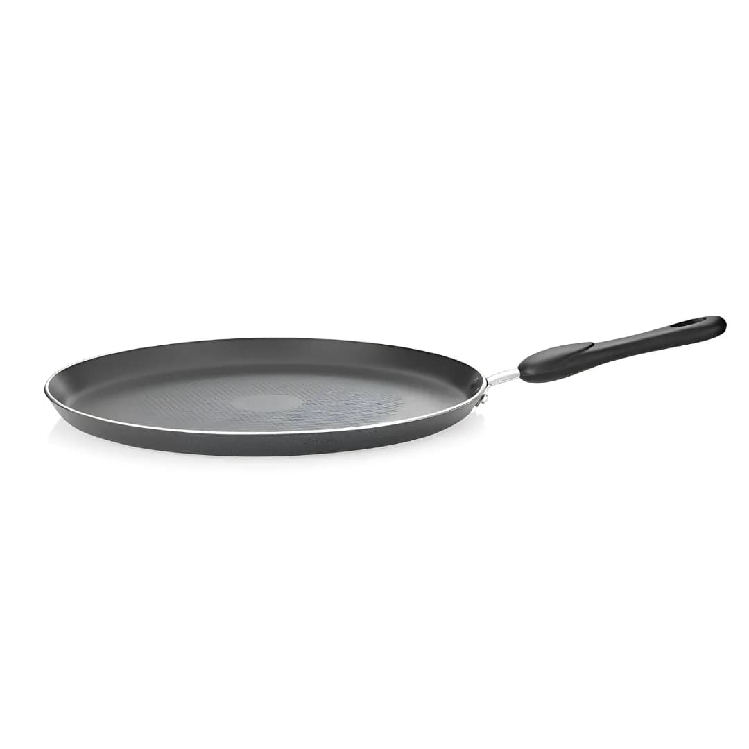 PREMIER Aluminium Non Stick Superb Induction Bottom Tawa (24 CM) Black