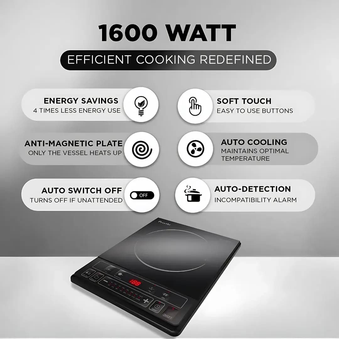 Preethi Trendy Plus ( IC 116 ) Induction Stove Buy 1 Get 1 Free Offer