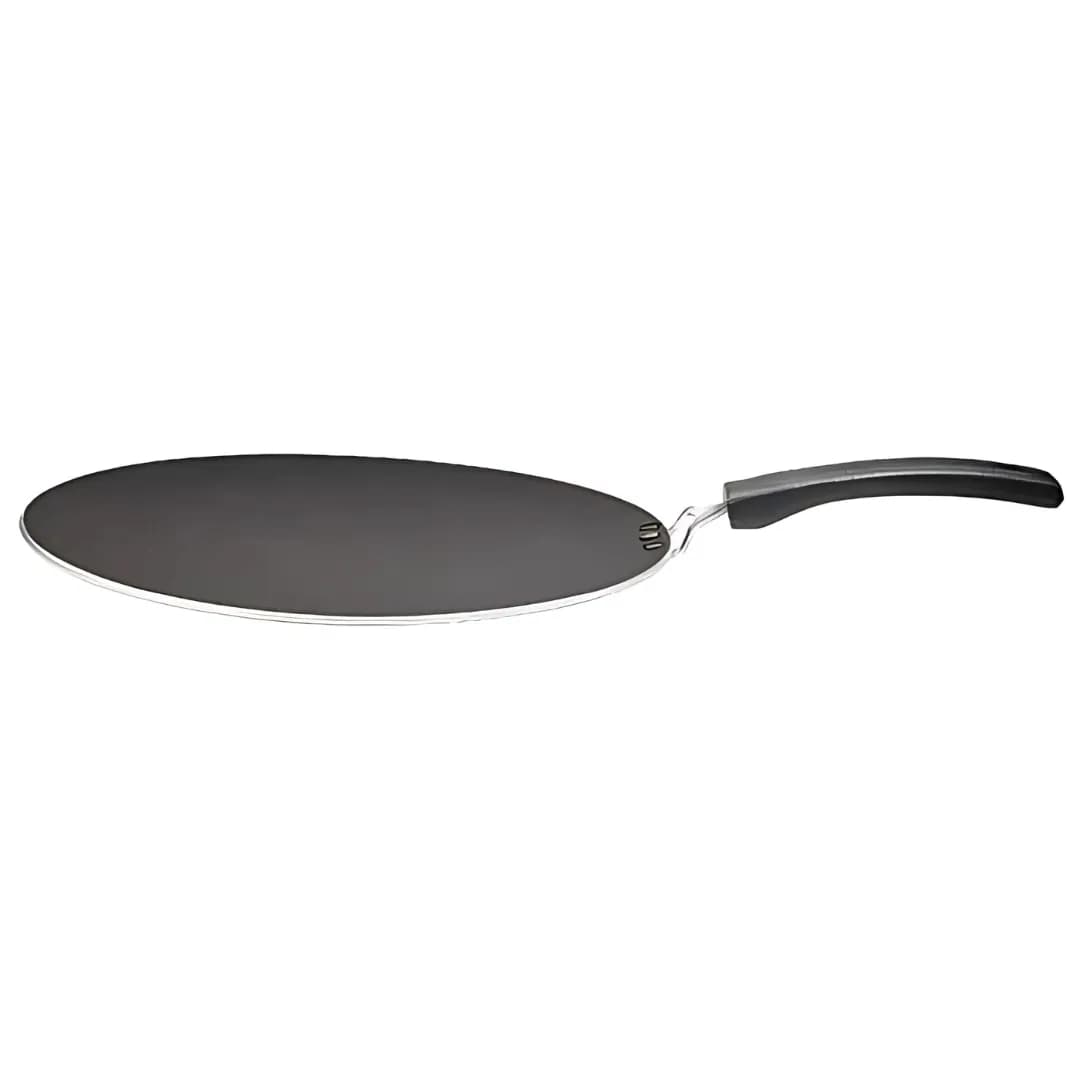 Premier Aluminium Non Stick Supreme Concave Tawa 32 CM Black