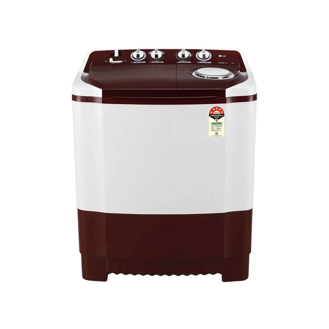 LG Top Load Semi Automatic Washing Machine 7.5 KG (P7510RRAZ - White & Burgundy