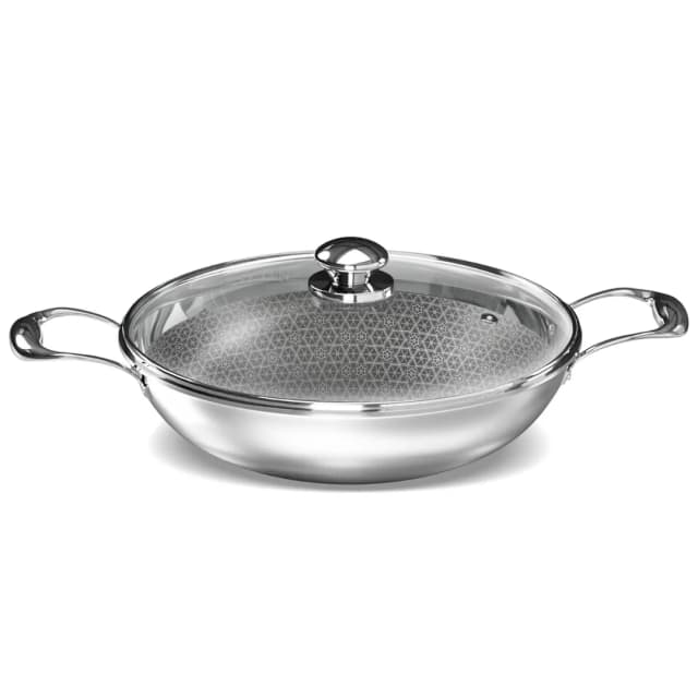 Preethi Diva Triply Stainless Steel Kadai 20 CM Silver