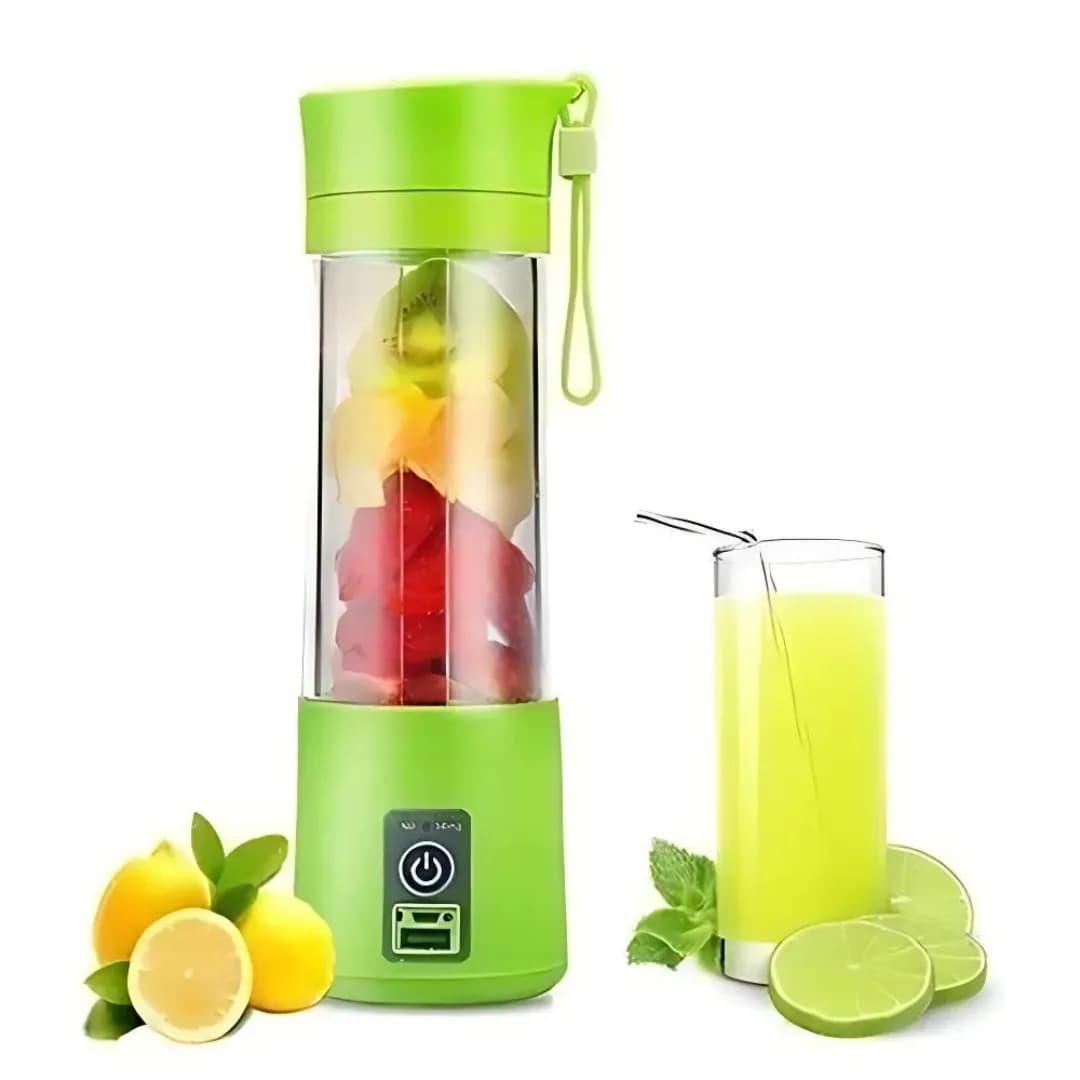 Portable USB Electric Fruit Juicer Green