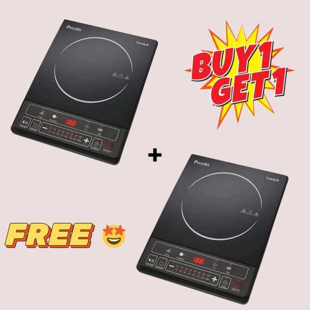 Preethi Trendy Plus ( IC 116 ) Induction Stove Buy 1 Get 1 Free Offer