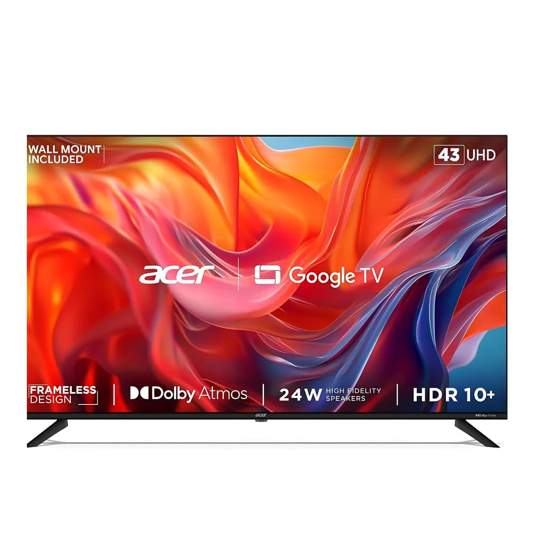 Acer AR43GT2851UDFL 4K Ultra HD LED Smart Google TV 43 Inch Black