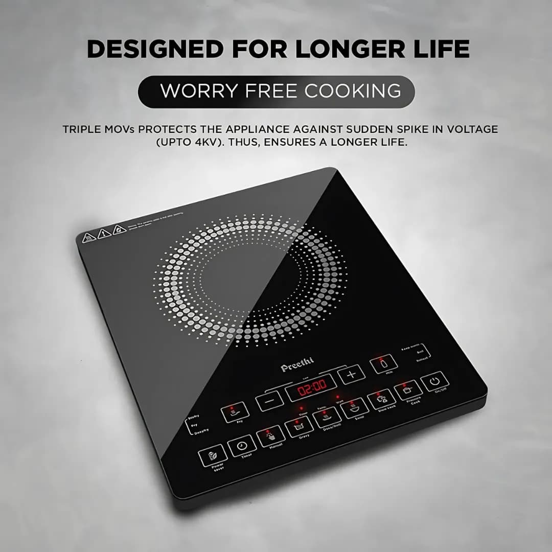 Preethi Indicook Induction Stove Black ( IC125 )