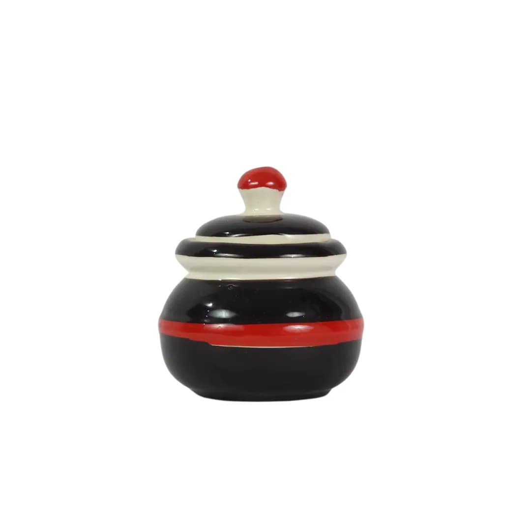 Ceramic Salt Multicolour Jar