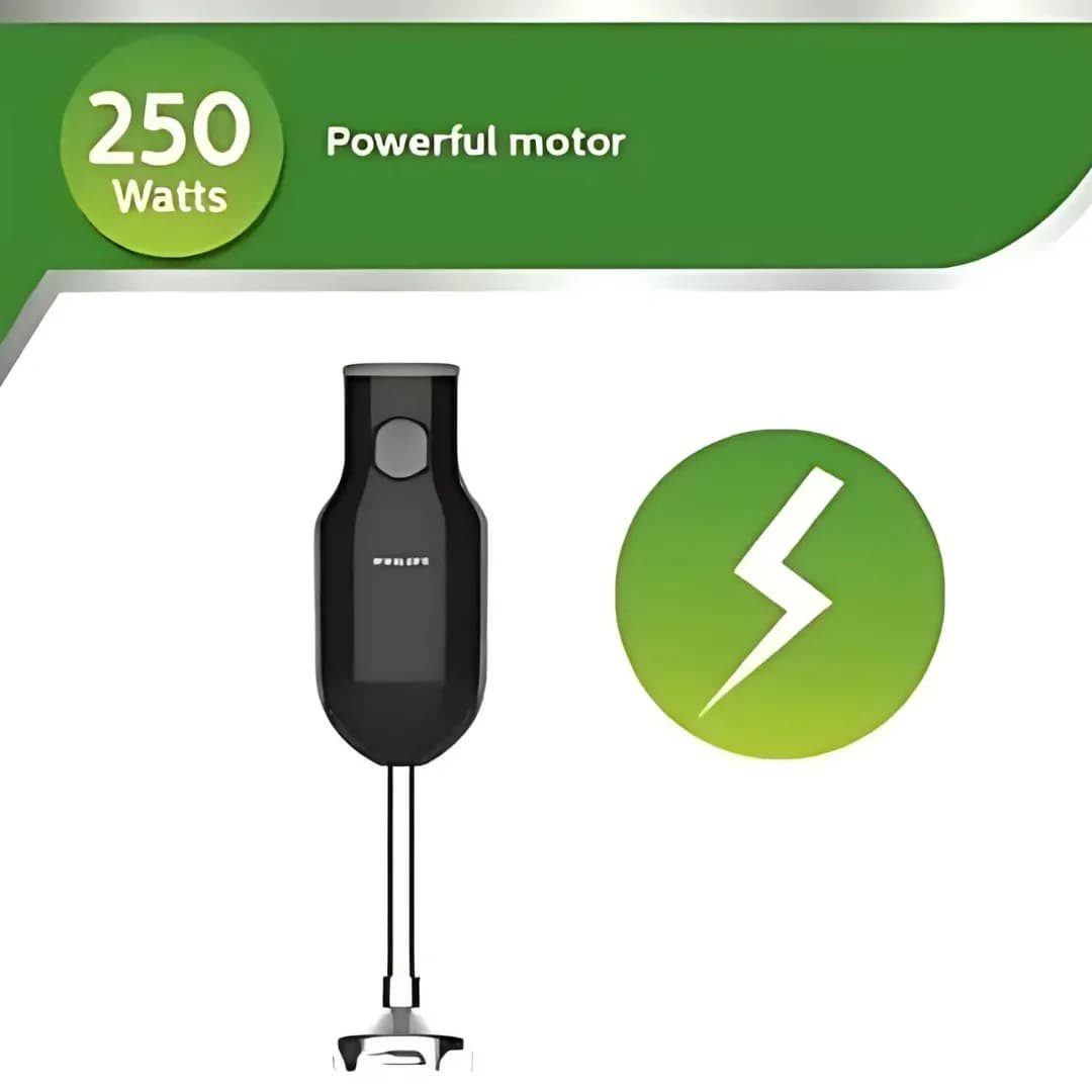 Philips Electric Steel Hand Blender Black HL 1655 02