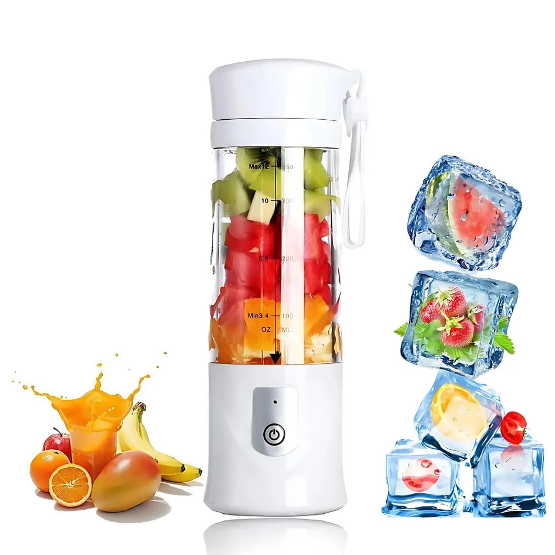 Portable USB Electric Fruit Juicer White