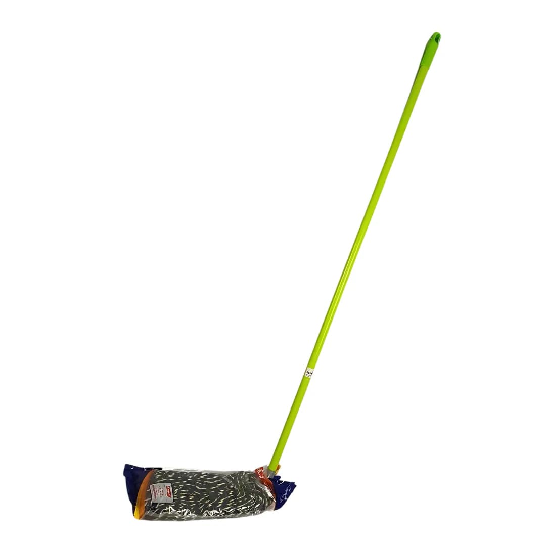 Sanju Metal Big Green Cotton Floor Cleaning Mop