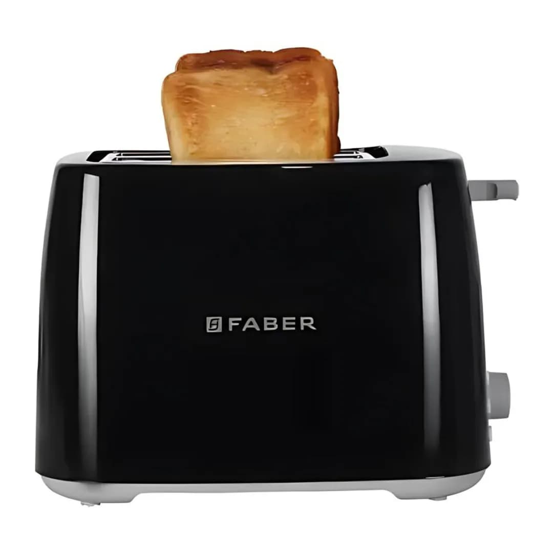 Faber FT 900W BK Pop Up Electric Toaster Black