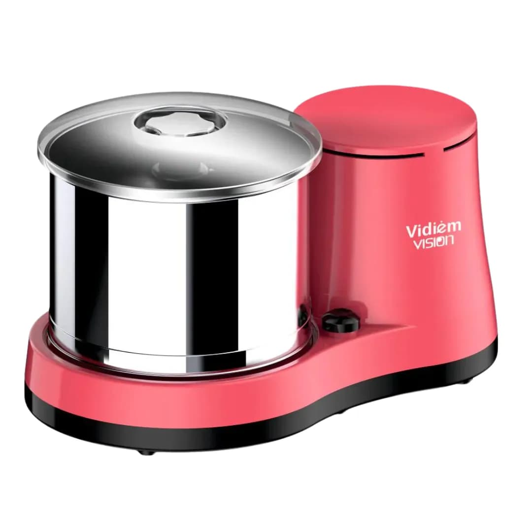 Vidiem Vision Table Top 2 Ltr 150 W Wet Grinder ( Pink )