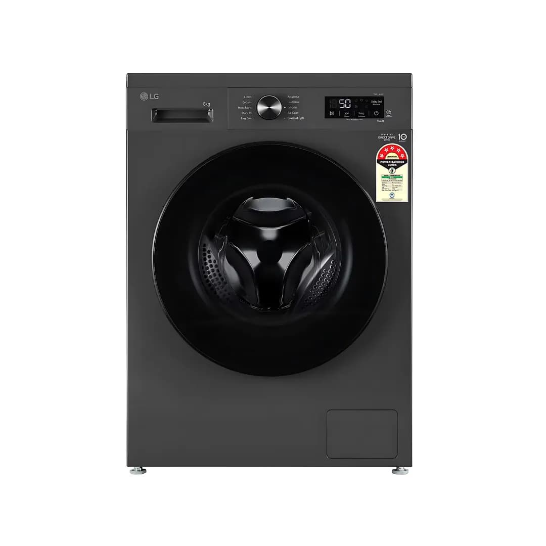 LG Front Load Fully Automatic Washing Machine 8 KG (FHB1208Z4M - Middle Black)