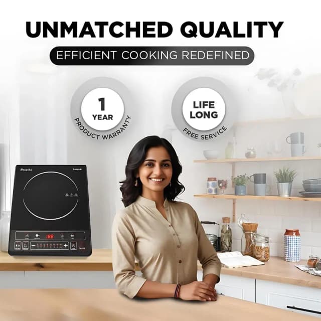 Preethi Trendy Plus ( IC 116 ) Induction Stove Buy 1 Get 1 Free Offer