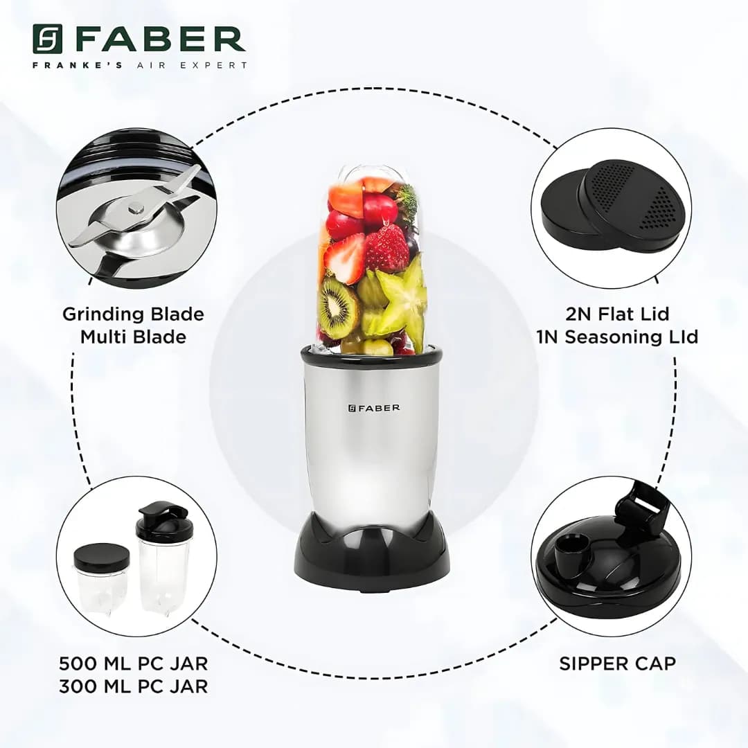 Faber Sportz Blender 2 In 1 Nero White