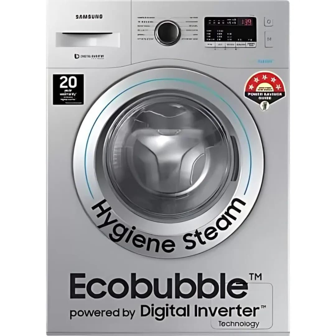 Samsung Front Load Fully Automatic Washing Machine 6.5 KG (WW65R20EKSS-Silver)