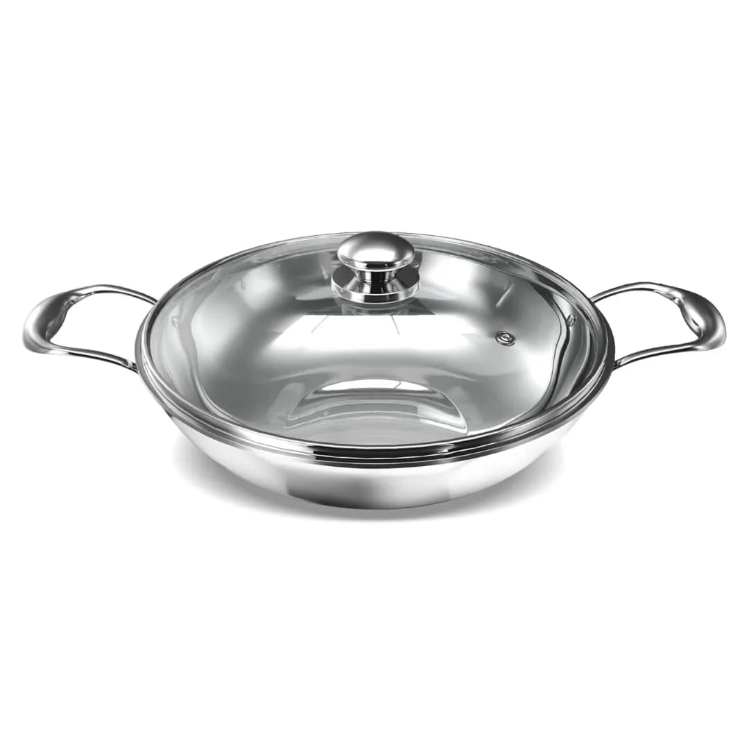 Preethi Metallica Triply Stainless Steel Kadai