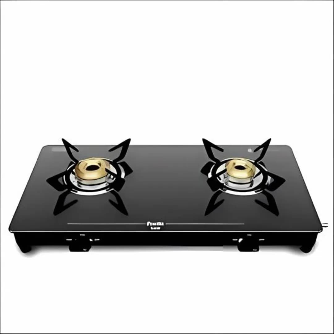 Preethi Luxe Pro Glass Top 2B  Gas Stove