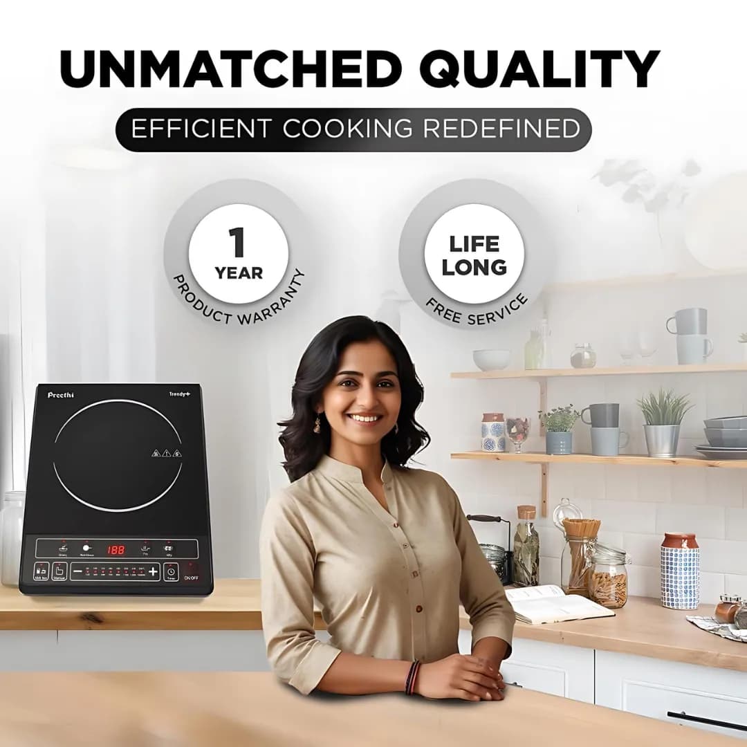 Preethi Trendy Plus Induction Stove Black ( IC 116 )