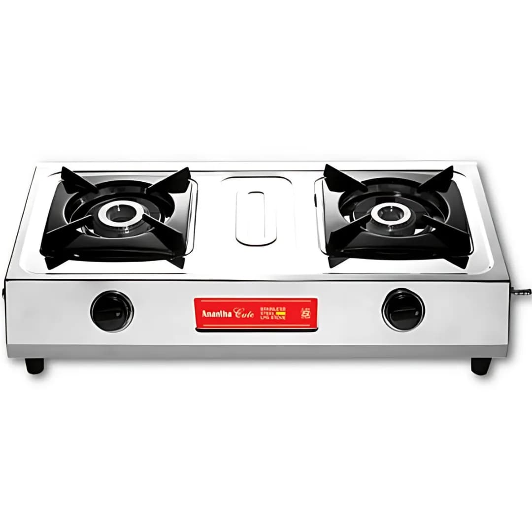 Anantha Cute Stainless Steel 2B Silver - Gas Stove